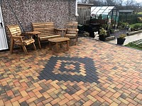 Wyersdale Product, Autumn Mix With Charcoal Boarder